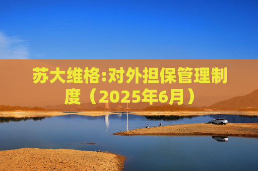 苏大维格:对外担保管理制度(2025年6月)
