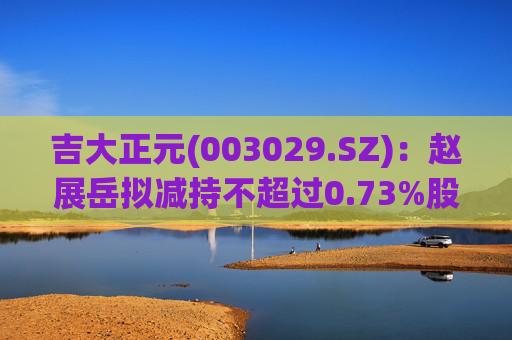 吉大正元(003029.SZ)：赵展岳拟减持不超过0.73%股份  第1张