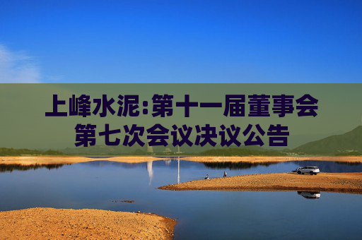 上峰水泥:第十一届董事会第七次会议决议公告