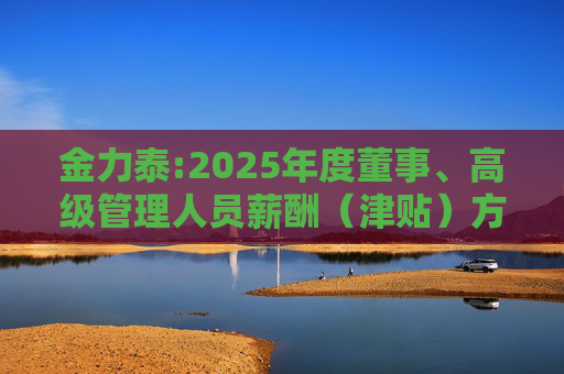 金力泰:2025年度董事、高级管理人员薪酬（津贴）方案