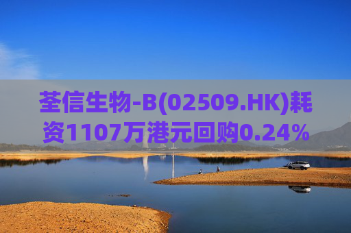 荃信生物-B(02509.HK)耗资1107万港元回购0.24%股份