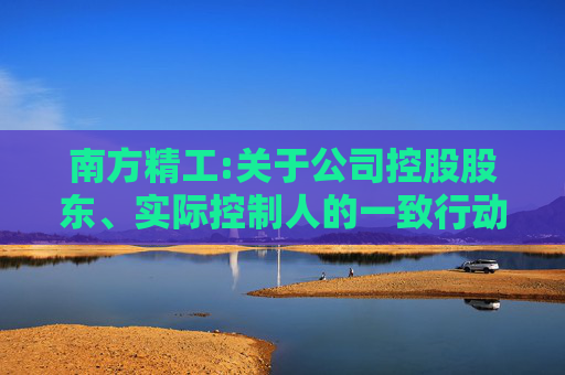 南方精工:关于公司控股股东、实际控制人的一致行动人减持公司股份的预披露公告  第1张