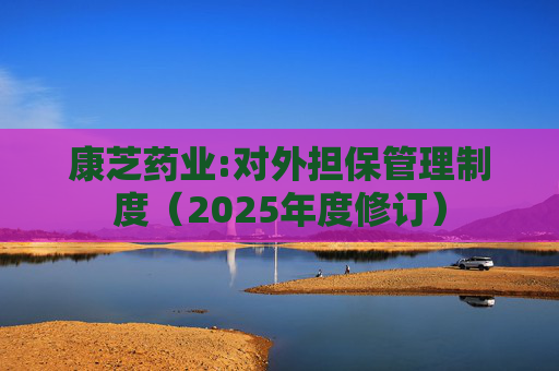 康芝药业:对外担保管理制度（2025年度修订）
