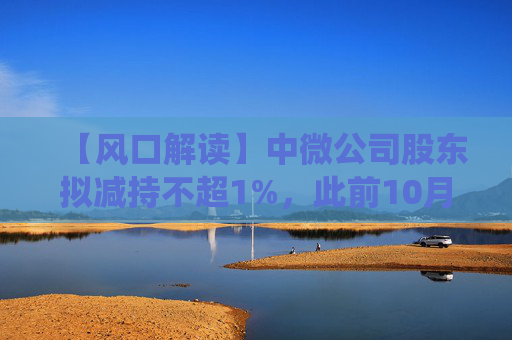 【风口解读】中微公司股东拟减持不超1%，此前10月亦披露减持公告
