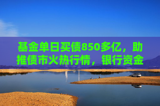 基金单日买债850多亿,助推债市火热行情,银行资金止盈撤离 第1张 基金单日买债850多亿,助推债市火热行情,银行资金止盈撤离 第1张