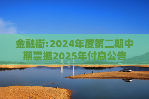 金融街:2024年度第二期中期票据2025年付息公告