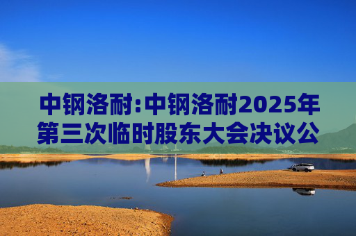 中钢洛耐:中钢洛耐2025年第三次临时股东大会决议公告