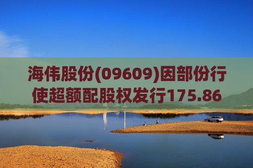 海伟股份(09609)因部份行使超额配股权发行175.86万股