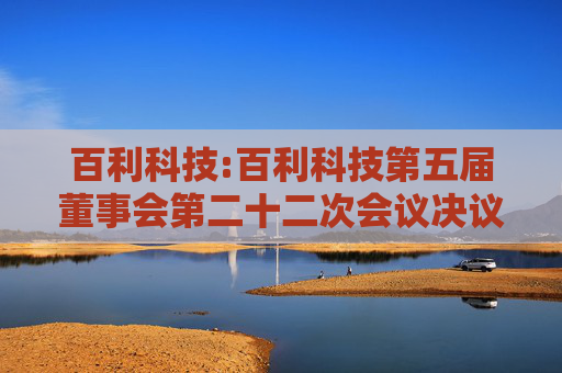 百利科技:百利科技第五届董事会第二十二次会议决议公告  第1张