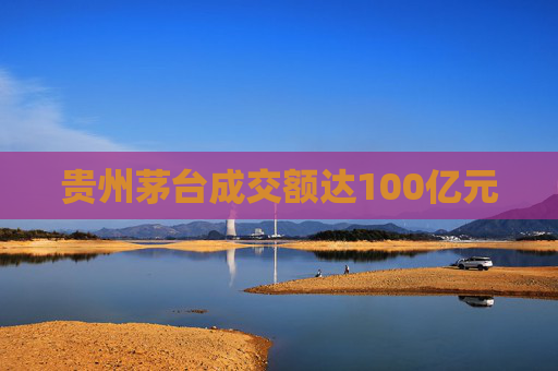 贵州茅台成交额达100亿元  第1张