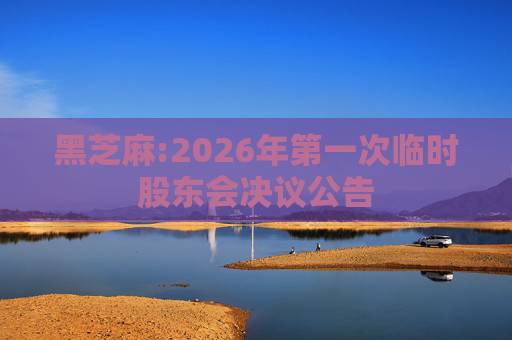 黑芝麻:2026年第一次临时股东会决议公告