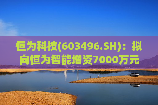 恒为科技(603496.SH)：拟向恒为智能增资7000万元