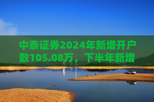中泰证券2024年新增开户数105.08万,下半年新增开户43.1万环比降幅超30% 第1张 中泰证券2024年新增开户数105.08万,下半年新增开户43.1万环比降幅超30% 第1张