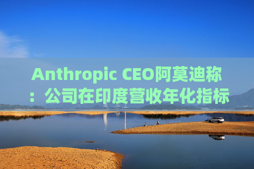 Anthropic CEO阿莫迪称：公司在印度营收年化指标4个月内翻倍