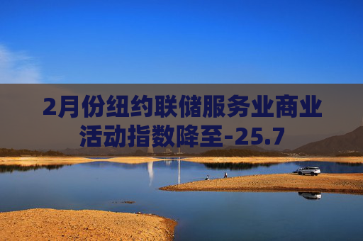 2月份纽约联储服务业商业活动指数降至-25.7