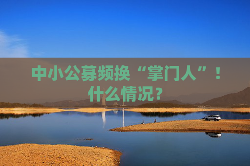 中小公募频换“掌门人”！什么情况？