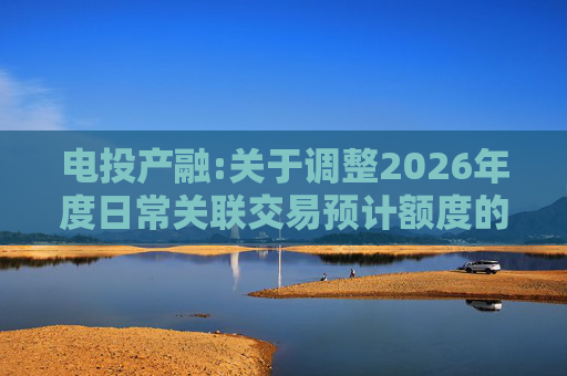 电投产融:关于调整2026年度日常关联交易预计额度的公告