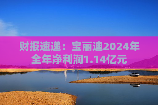 财报速递：宝丽迪2024年全年净利润1.14亿元