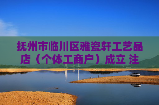 抚州市临川区雅瓷轩工艺品店（个体工商户）成立 注册资本8万人民币  第1张