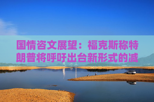 国情咨文展望：福克斯称特朗普将呼吁出台新形式的减税措施