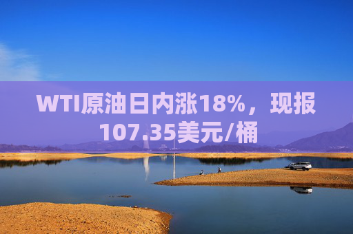 WTI原油日内涨18%，现报107.35美元/桶