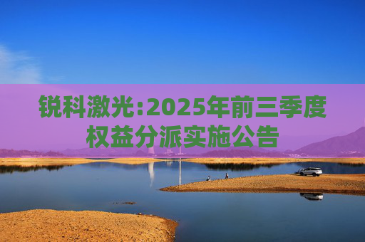 锐科激光:2025年前三季度权益分派实施公告