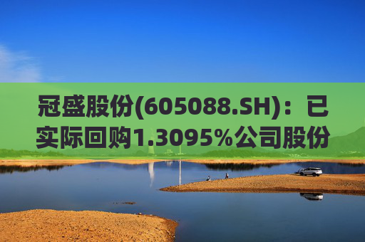 冠盛股份(605088.SH)：已实际回购1.3095%公司股份