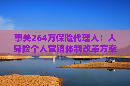 事关264万保险代理人!人身险个人营销体制改革方案落地 拟推动建立有中国特色的保险销售人员荣誉评价体系