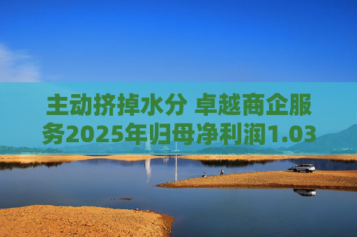 主动挤掉水分 卓越商企服务2025年归母净利润1.03亿元