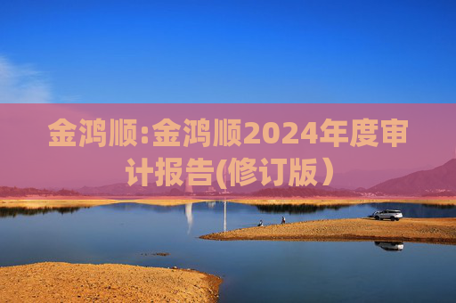 金鸿顺:金鸿顺2024年度审计报告(修订版）