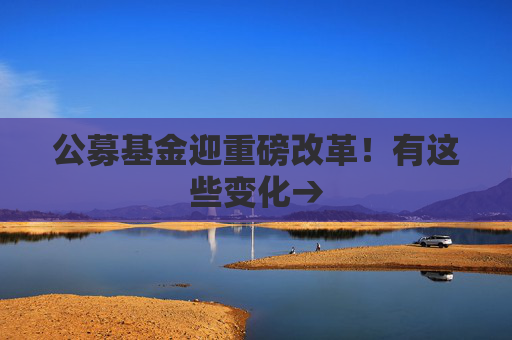 公募基金迎重磅改革！有这些变化→