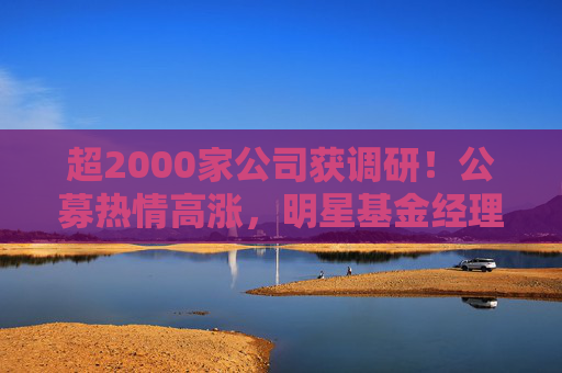 超2000家公司获调研!公募热情高涨,明星基金经理现身 第1张 超2000家公司获调研!公募热情高涨,明星基金经理现身 第1张