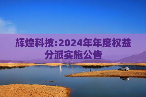 辉煌科技:2024年年度权益分派实施公告  第1张