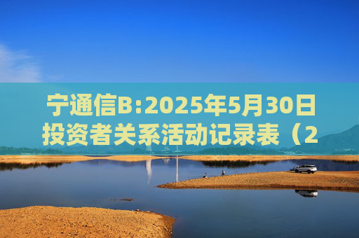 宁通信B:2025年5月30日投资者关系活动记录表（2024年度网上业绩说明会）