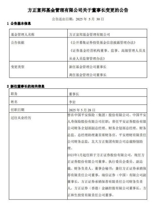 李岩接棒！方正富邦基金能否破局？