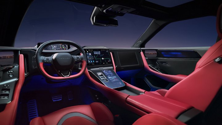 上海车展里的广汽本田烨 GT，展示了华为光场屏的新用法  第6张