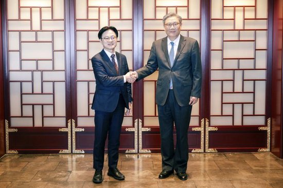 商务部部长王文涛会见韩国产业通商部长官金正官 第1张 商务部部长王文涛会见韩国产业通商部长官金正官 第1张